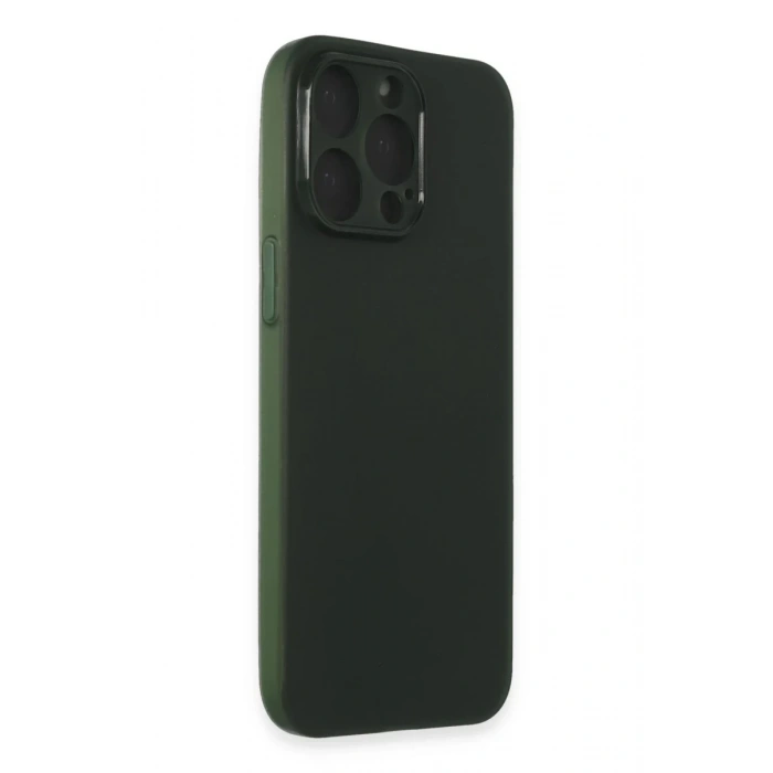 Hubrendy Bez Apple iPhone 15 Pro Max Kılıf Puma Silikon - Yeşil