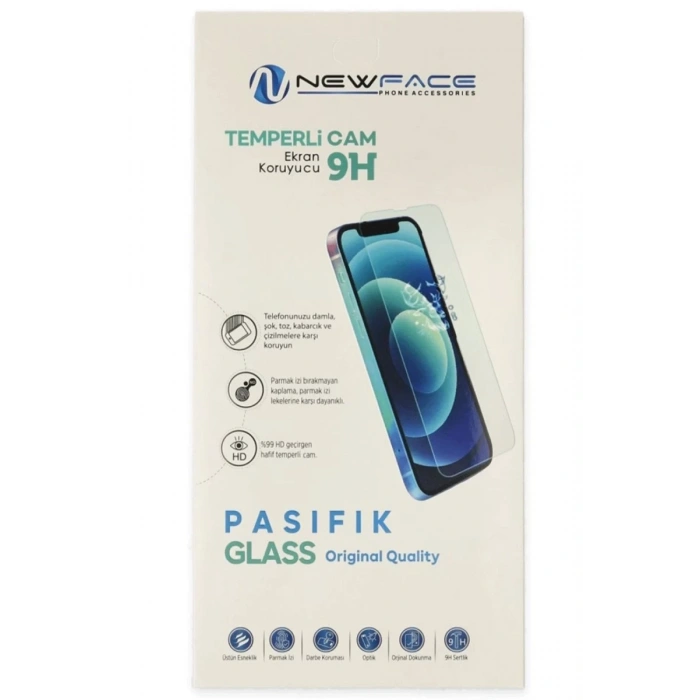 Hubrendy Bez Apple iPhone 16 Pasifik Cam Ekran Koruyucu