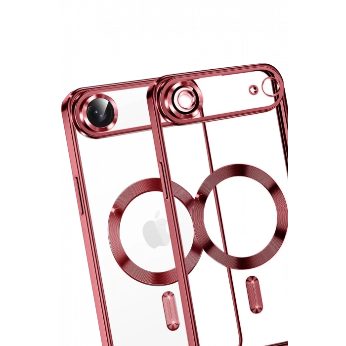 Hubrendy Bez Apple iPhone 17 Air Kross Magneticsafe Kapak - Kırmızı