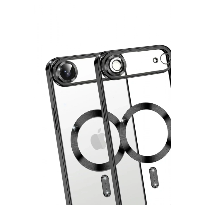 Hubrendy Bez Apple iPhone 17 Air Kross Magneticsafe Kapak - Siyah