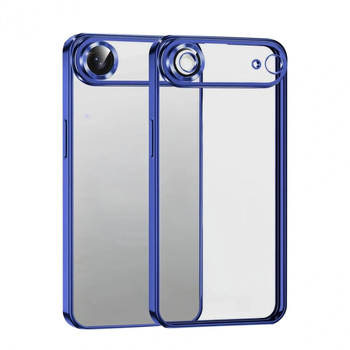 Hubrendy Bez Apple iPhone 17 Air Lensli Silikon - Lacivert