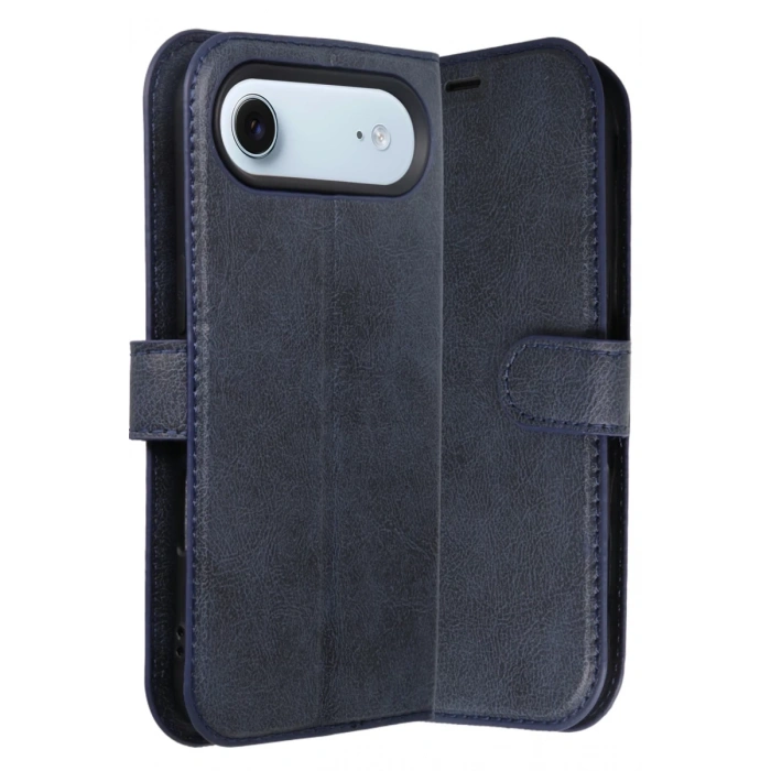 Hubrendy Bez Apple iPhone 17 Air Trend S Plus Kapaklı Kılıf - Lacivert