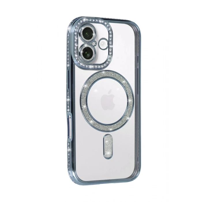 Hubrendy Bez Apple iPhone 17 Joke Simli Magneticsafe Kılıf - Mavi