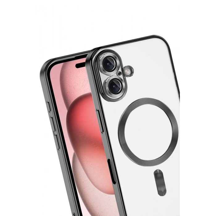 Hubrendy Bez Apple iPhone 17 Kross Magneticsafe Kapak - Siyah