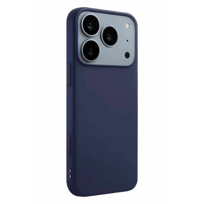 Hubrendy Bez Apple iPhone 17 Pro Max First Silikon - Lacivert