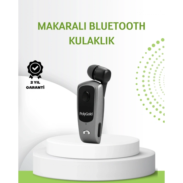 Hubrendy Kargo 10 Saat Konuşma Süreli Klipsli Bluetooth Kulaklık