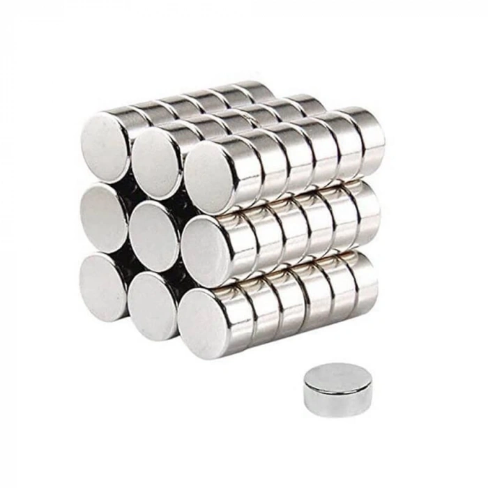 Hubrendy Kargo 100 Lü 8x3mm Yuvarlak Neodyum Mıknatıs