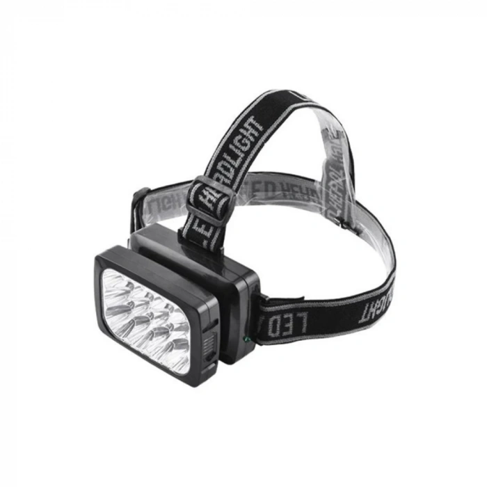 Hubrendy Kargo 12 Ledli Güçlü Şarjlı Kafa Lambası  -064