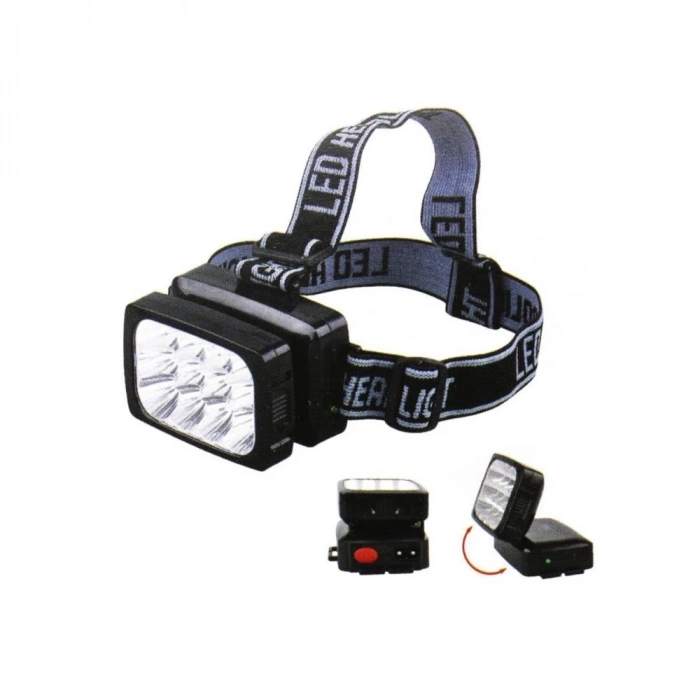 Hubrendy Kargo 12 Ledli Güçlü Şarjlı Kafa Lambası  -064