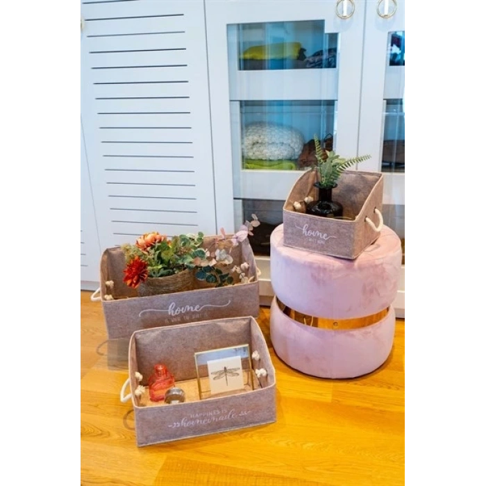 Hubrendy Kargo 2 Adet Keçe Raf Organizer Seti Mega/maxi/kutu Organizer