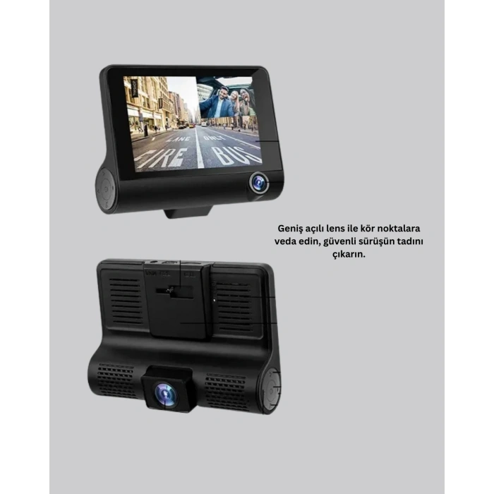 Hubrendy Kargo 3 Kameralı Araç Dvr