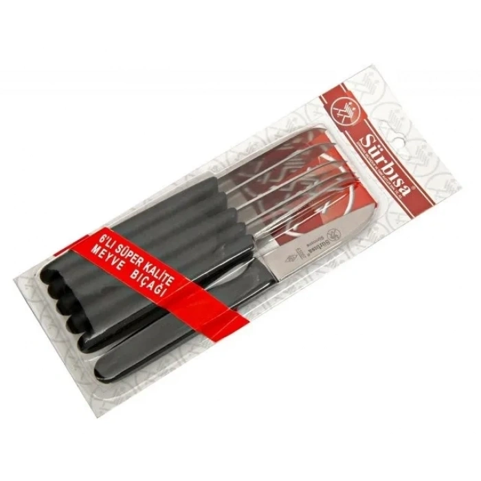 Hubrendy Kargo 61007 - Sürmene Meyve Bıçağı 7,5 Cm 6 Lı