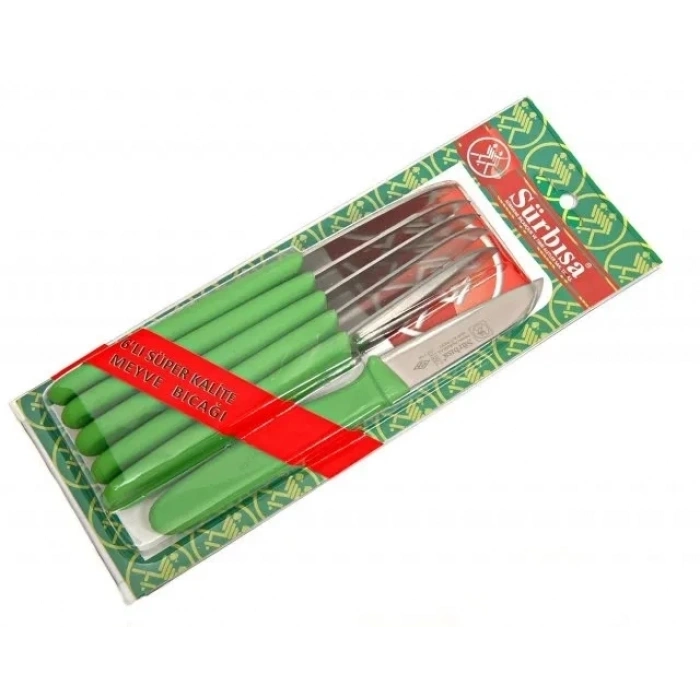 Hubrendy Kargo 61007 - Sürmene Meyve Bıçağı 7,5 Cm 6 Lı