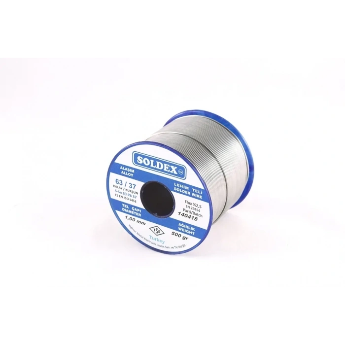 Hubrendy Kargo 63-37 Lehim Teli 500 Gr 0,75 Mm - Sn:63 / Pb:37