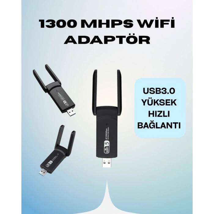 Hubrendy Kargo Ac1200 Usb Wifi Adaptör