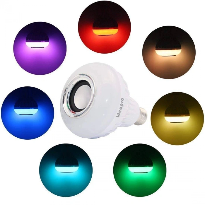 Hubrendy Kargo Ampul Şeklinde Kumandalı Bluetooth Hoparlör