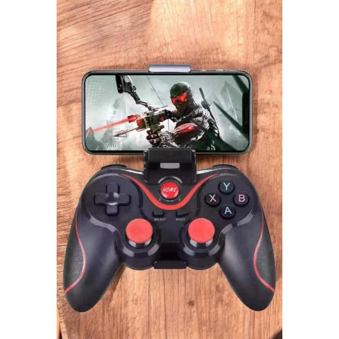 Hubrendy Kargo Android Uyumlu Gamepad X3 Game Stick Oyun Kolu Bluetooth Bağlantılı