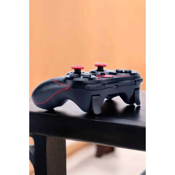 Hubrendy Kargo Android Uyumlu Gamepad X3 Game Stick Oyun Kolu Bluetooth Bağlantılı
