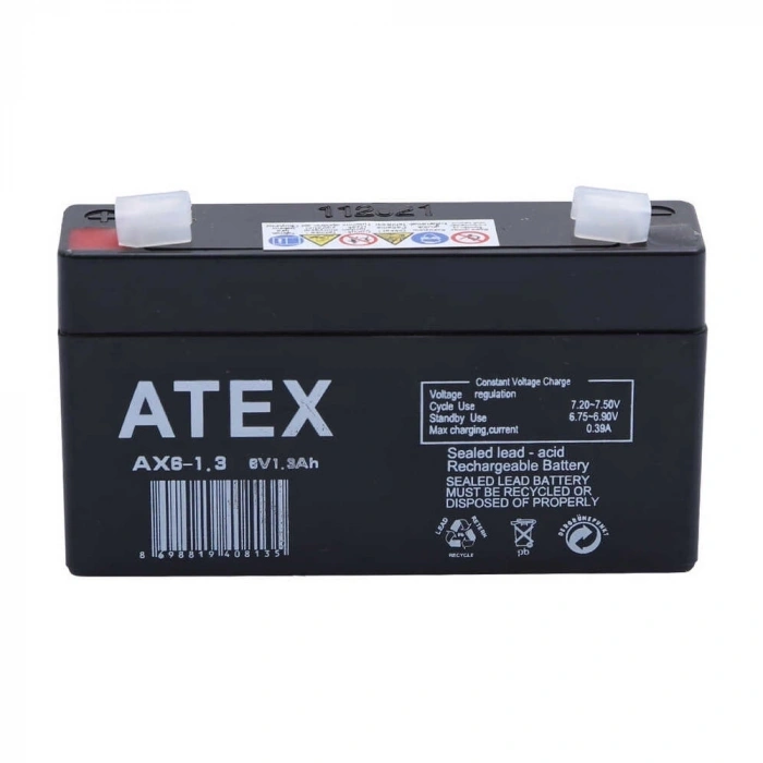 Hubrendy Kargo Atex Ax6-1.3 6v 1.3ah Akü