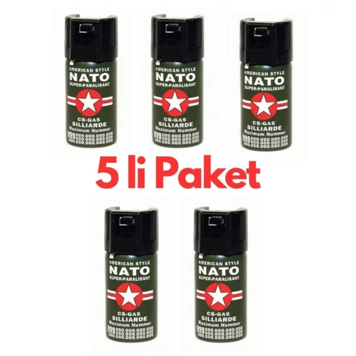 Hubrendy Kargo Bıber Özsavunma Gazıı 5 Adet Birden