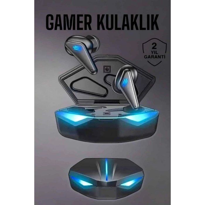 Hubrendy Kargo Bluetooth  Kulaklığı Led Işıklı Kablosuz Anc Özelliği