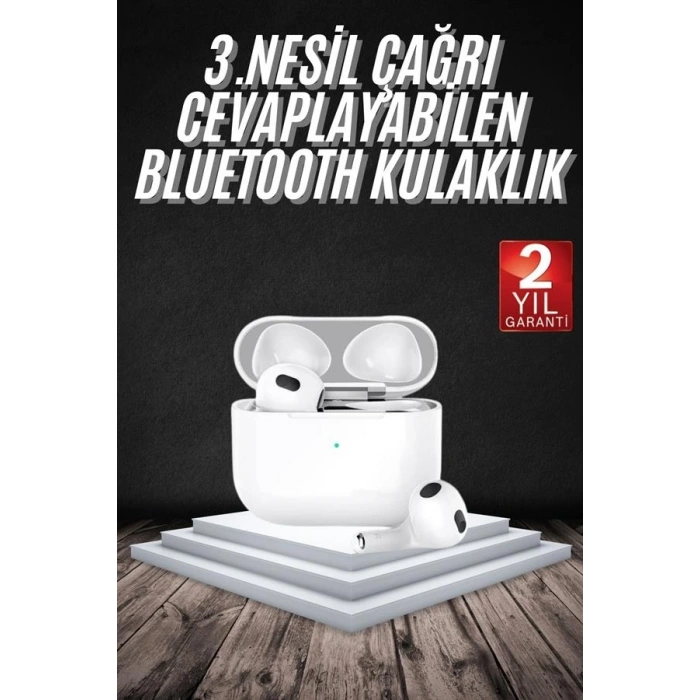 Hubrendy Kargo Bluetooth Kulaklık 3. Nesil Ios Android Uyumlu Yeni Nesil Wireless Charge