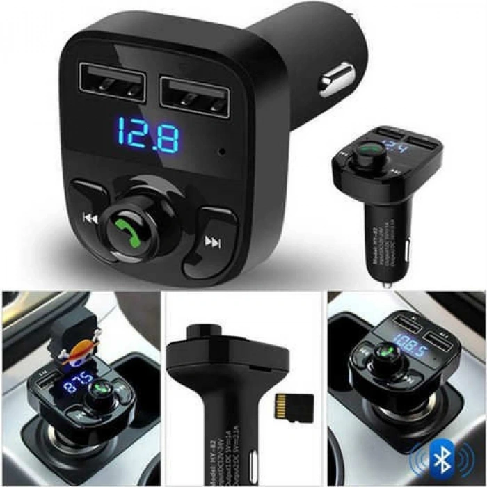 Hubrendy Kargo Carx8 Bluetooth Araç Kiti Fm Transmitter