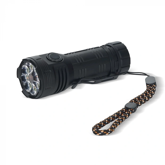 Hubrendy Kargo Cree Q8- Xpg 8+1 Led  Şarjlı El Feneri  Wt-623