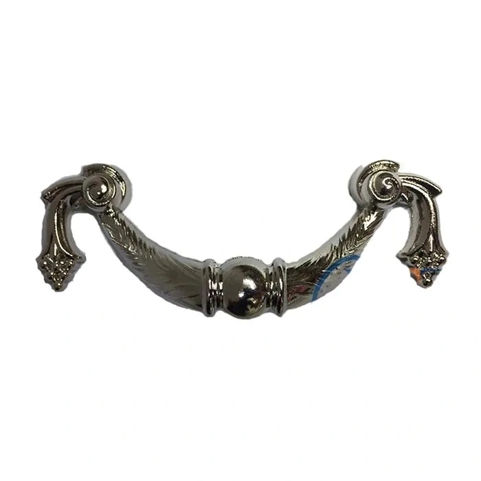 Hubrendy Kargo Dekoratif Zamak Üzümlü Kulp - 64mm, Nikel, 1 Adet