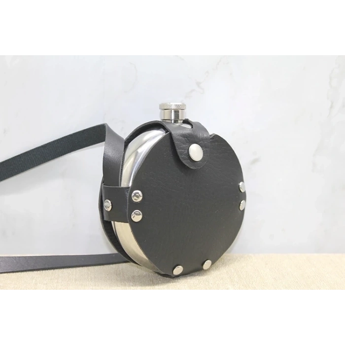 Hubrendy Kargo Deri Kılıflı Matara Alk3921