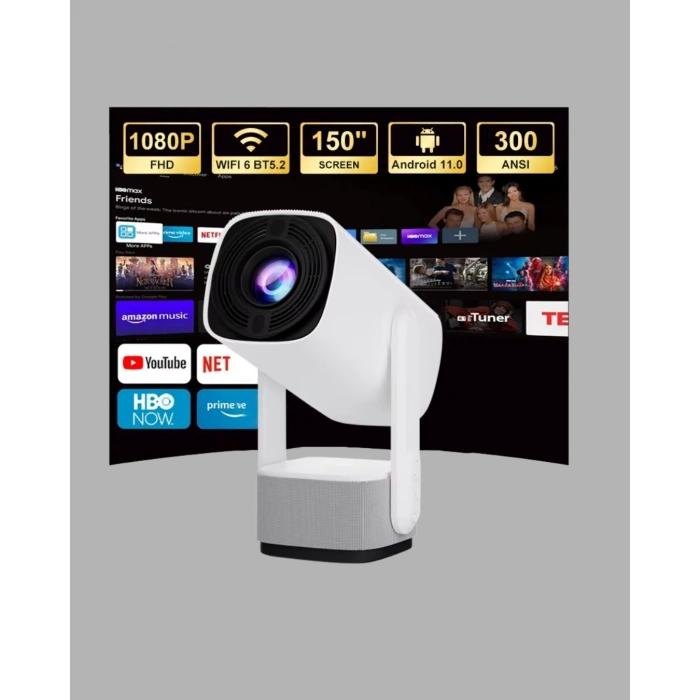 Hubrendy Kargo Ev Tipi 720p Hd Projeksiyon Cihazı