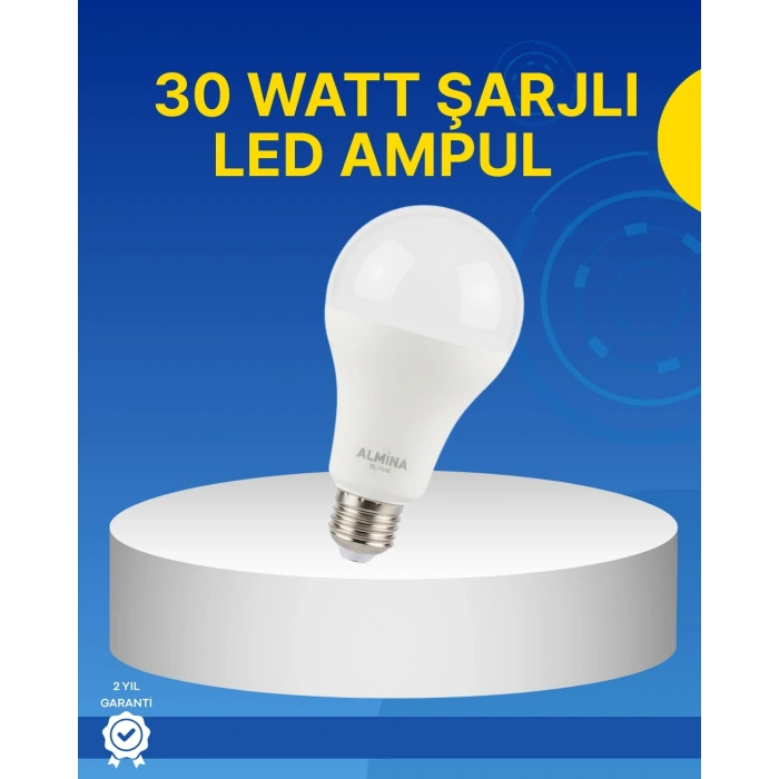 Hubrendy Kargo Ev Ve İş Yeri İçin Şarjlı Led Ampul