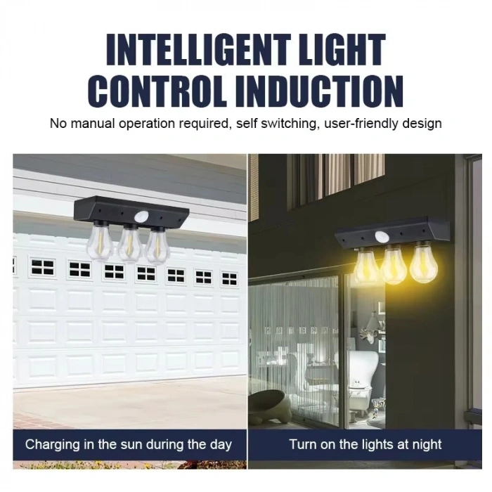 Hubrendy Kargo Fithome Yt-819 3 Watt Suya Dayanıklı Hareket Sensörlü Solar Led Lamba