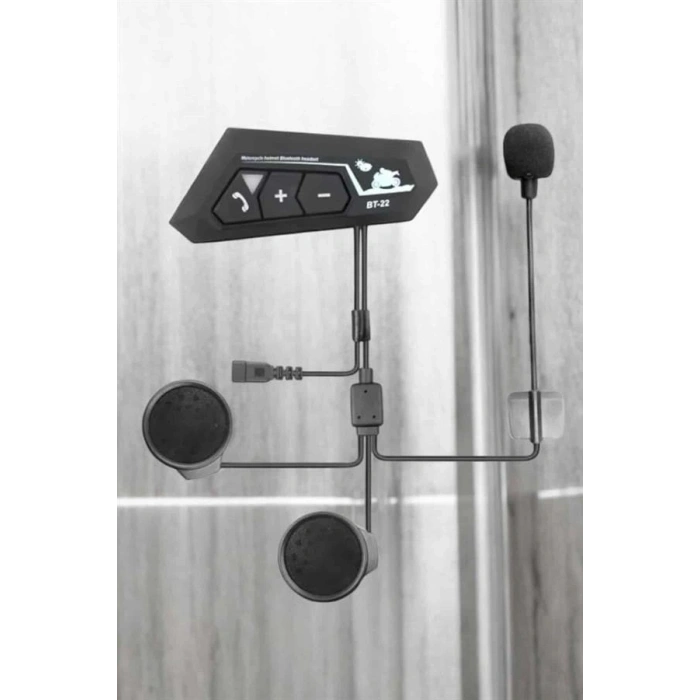 Hubrendy Kargo İnterkom Intercom Kask Kulaklık Bt22 Bluetooth Motosiklet Kulaklık 5.0 Bluetooth