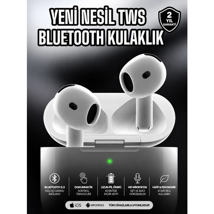 Hubrendy Kargo Kablosuz Bluetooth Kulaklık Tws Anc Özelliği Yüksek Ses Kaliteli
