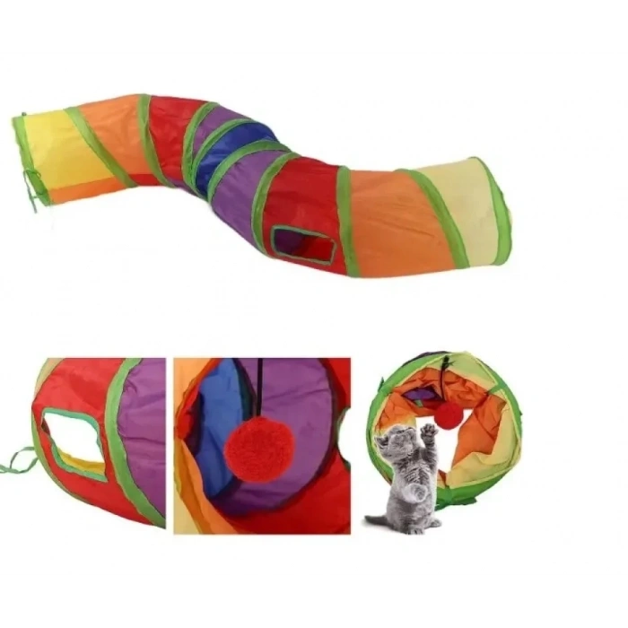 Hubrendy Kargo Kedi Oyun Tüneli 117 Cm