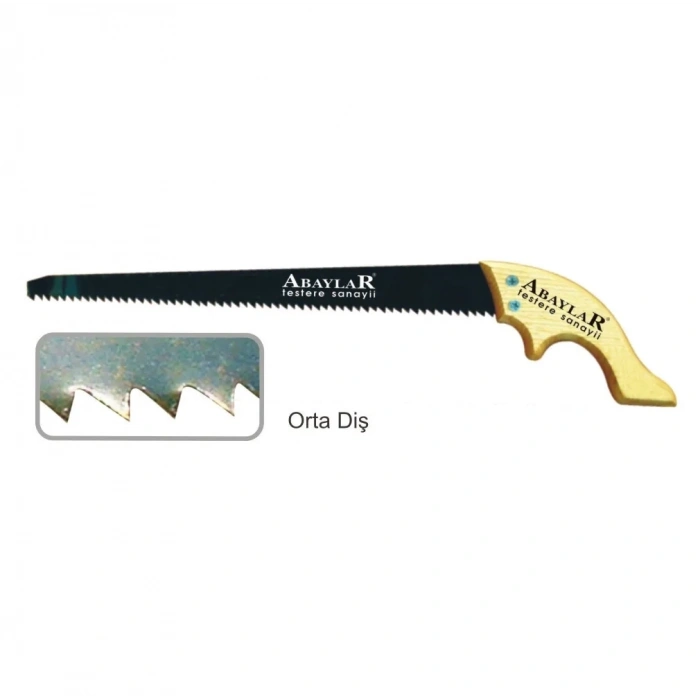 Hubrendy Kargo Lar Orta Diş Bağ Testere 35 Cm - Ahşap Sap