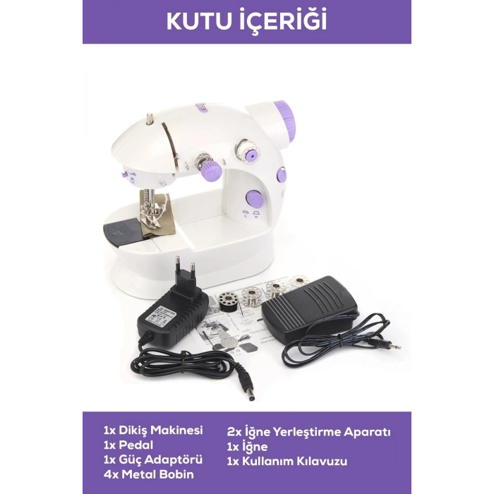 Hubrendy Kargo Mini Ev Tipi Dikiş Makinası