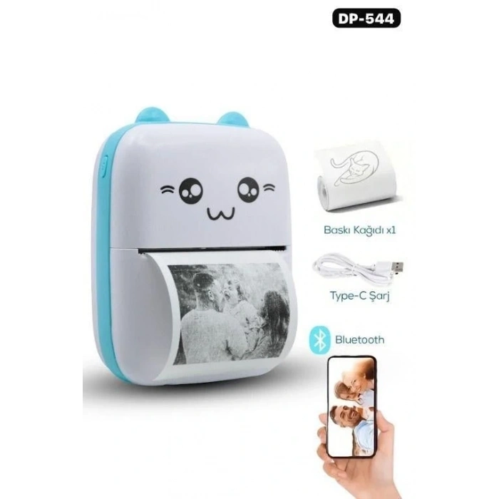 Hubrendy Kargo Mini Printer Etiket Çıkarıcı Yazıcı