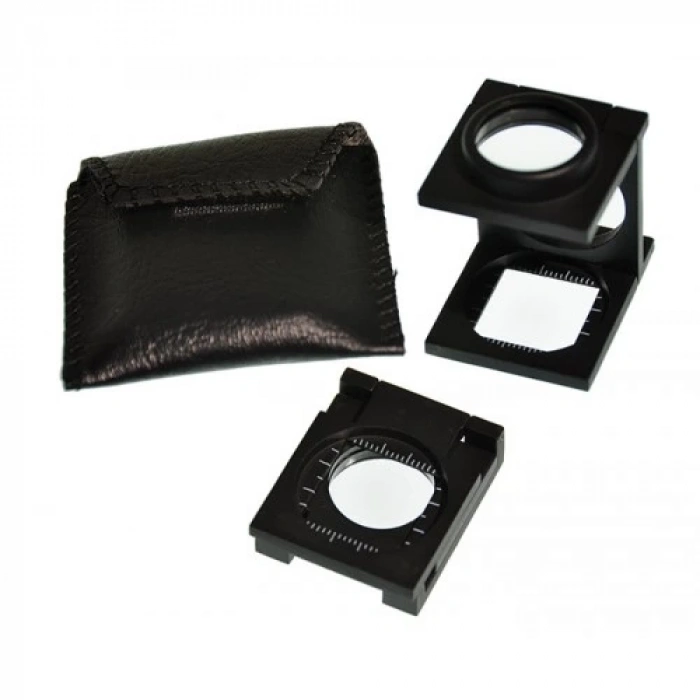 Hubrendy Kargo Nikula-1cm Full Çelikkaplı Full Çelik Kaplı Katlamalı Büyüteç Th-9008a