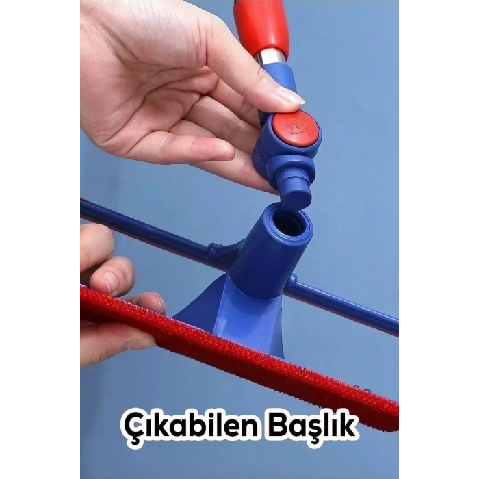 Hubrendy Kargo Oynar Başlıklı Çekçekli Teleskopik Cam Silme Atı