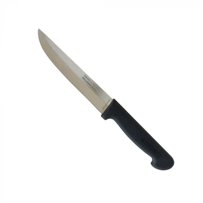 Hubrendy Kargo Paslanmaz Bursa Mutfak, Ekmek Bıçağı 15,5 Cm, Plastik Sap