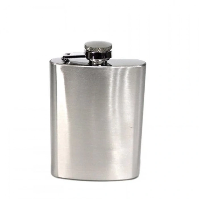 Hubrendy Kargo Paslanmaz Çelik 5 Oz Tekli Matara Alk44