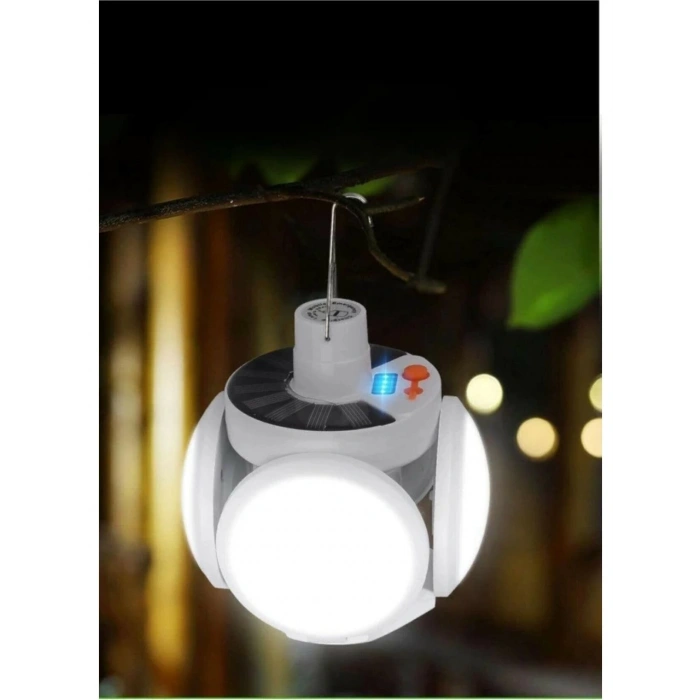 Hubrendy Kargo Polizei P-038 Solar Güneş Enerji Ve Usb Sarjli 5 Kanatlı