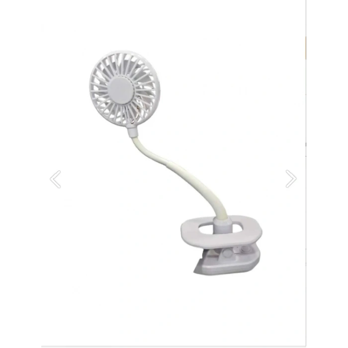 Hubrendy Kargo Portatif Işıklı Mini Klipsli Fan