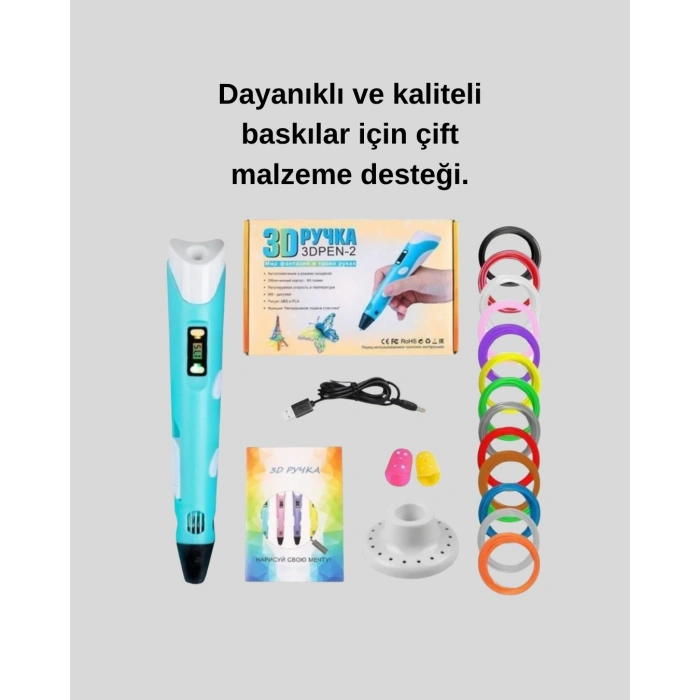 Hubrendy Kargo Profesyonel Ve Hobi İçin 3d Modelleme Kalemi