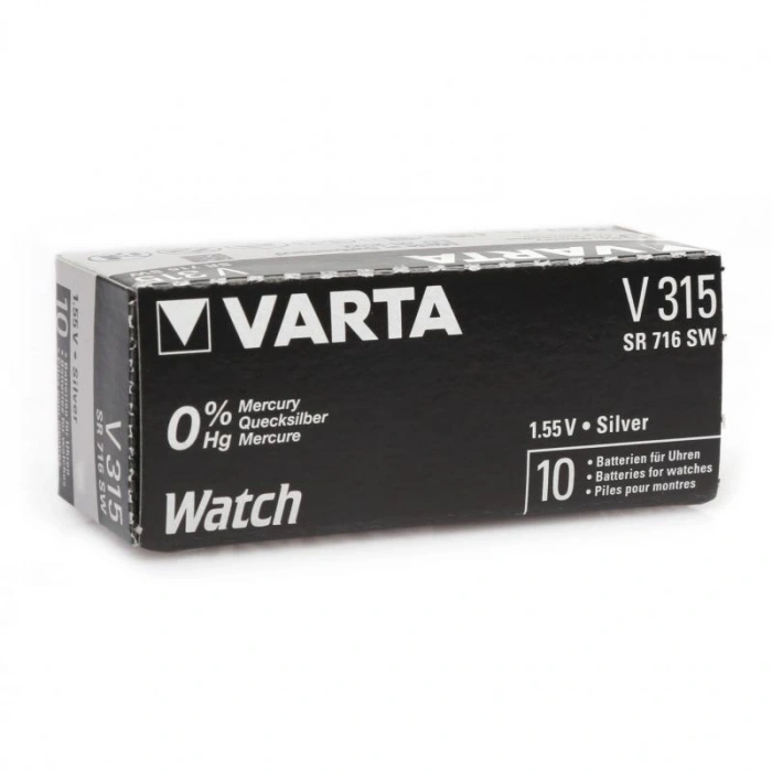 Hubrendy Kargo Renata 315 Sr716sw 1.55v Alkalin Saat Pili 10 Adet