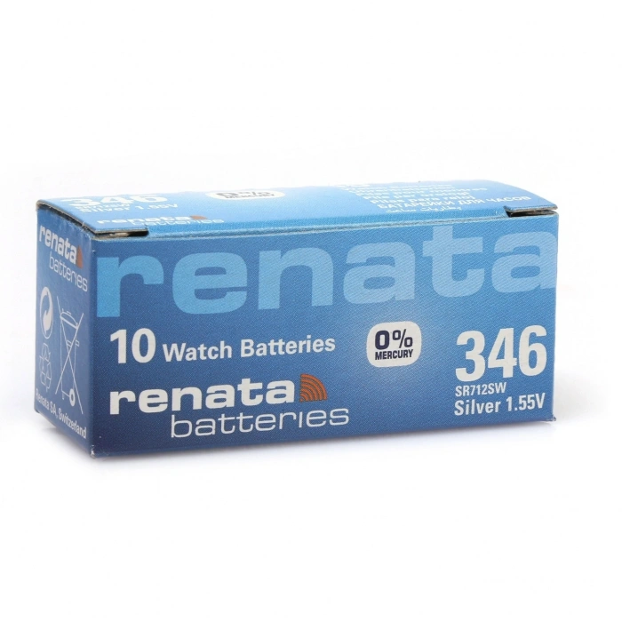 Hubrendy Kargo Renata 346 Sr712sw 1.55v Alkalin Saat Pili 10 Adet