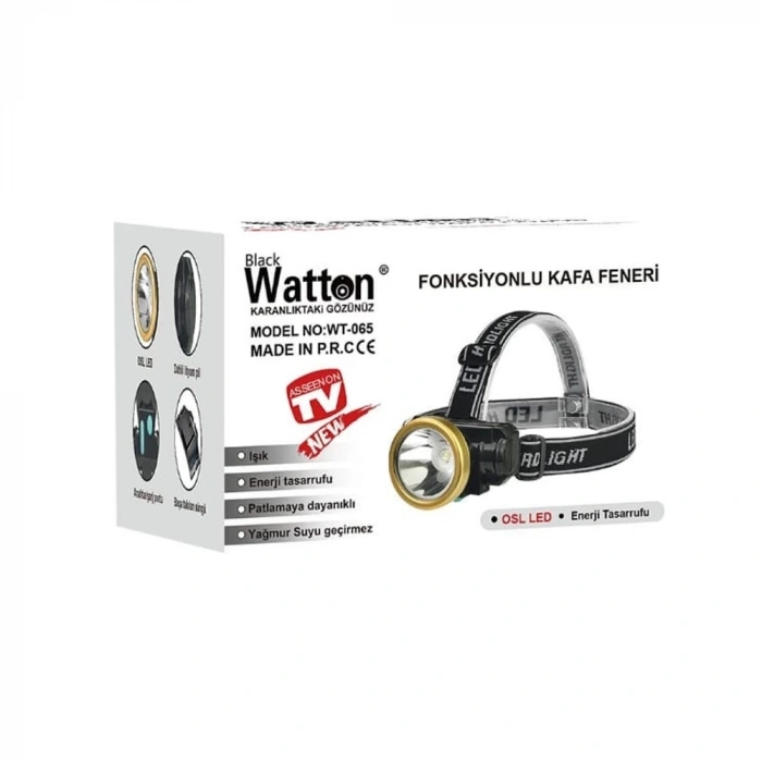 Hubrendy Kargo Şarjlı Baret Lambası Osl Led  Wt-065