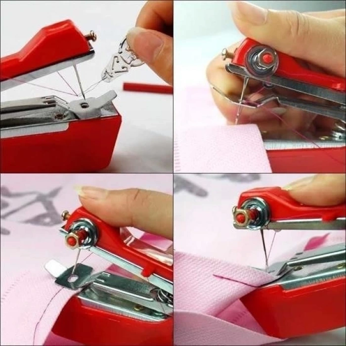 Hubrendy Kargo Spring Come Mini Kolay Seyehat Ve Ev Tipi El Dikiş Dikme Makinası
